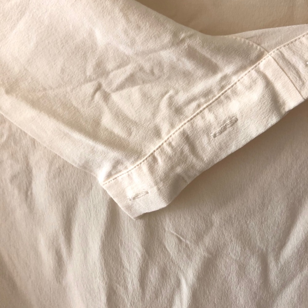Cos Stores Light Yellow Silk Blouse View 3